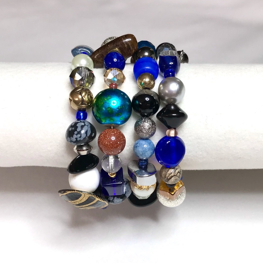 Handmade Bracelet with Vintage and Modern Elements (NB59-8H) New Without Tags - Picture 5 of 7